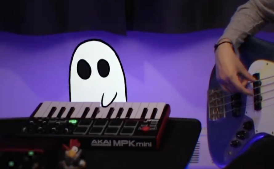 Fantasma dibujado por Joyce integrado en uno de sus videos musicales